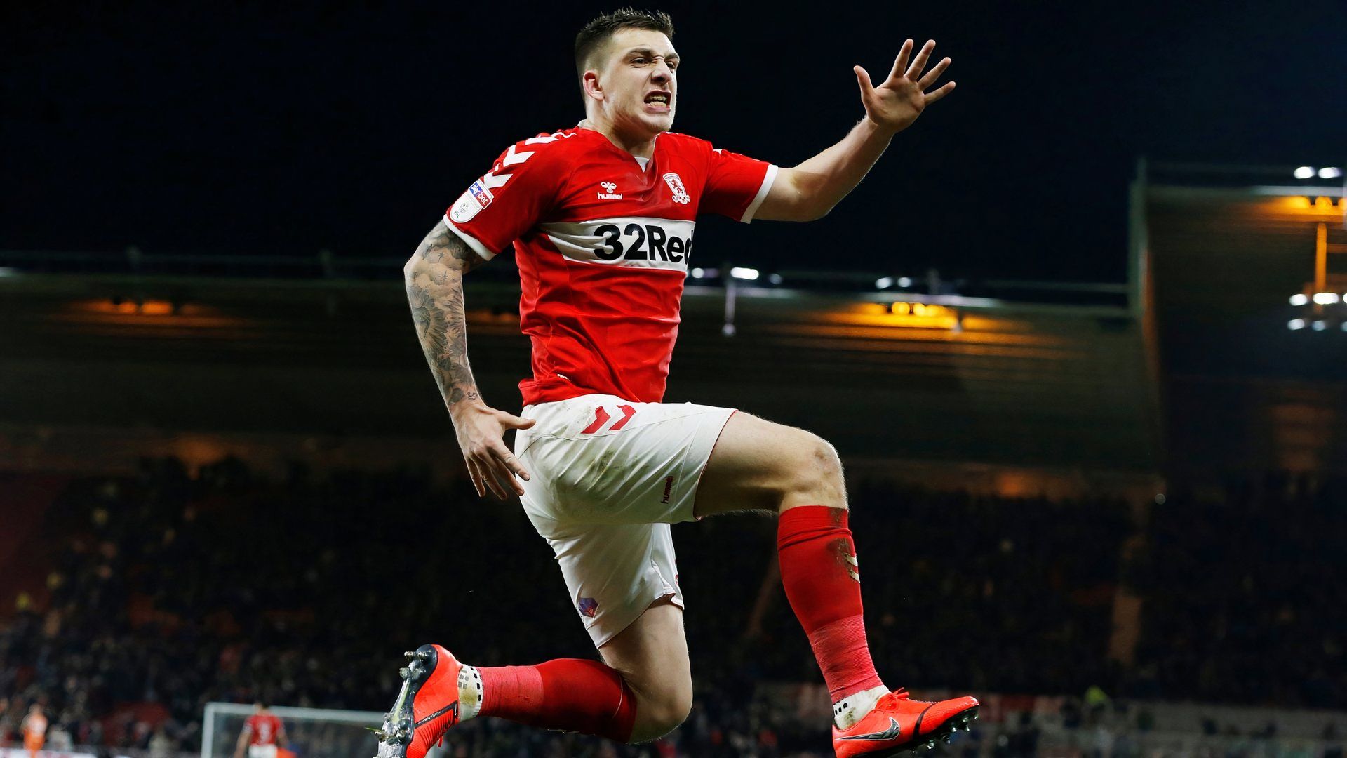 Jordan Hugill of Middlesbrough