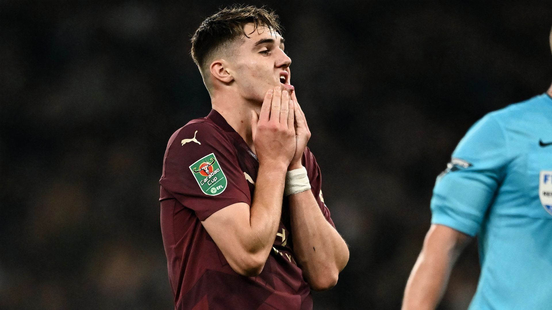 Manchester City's Jacob Wright