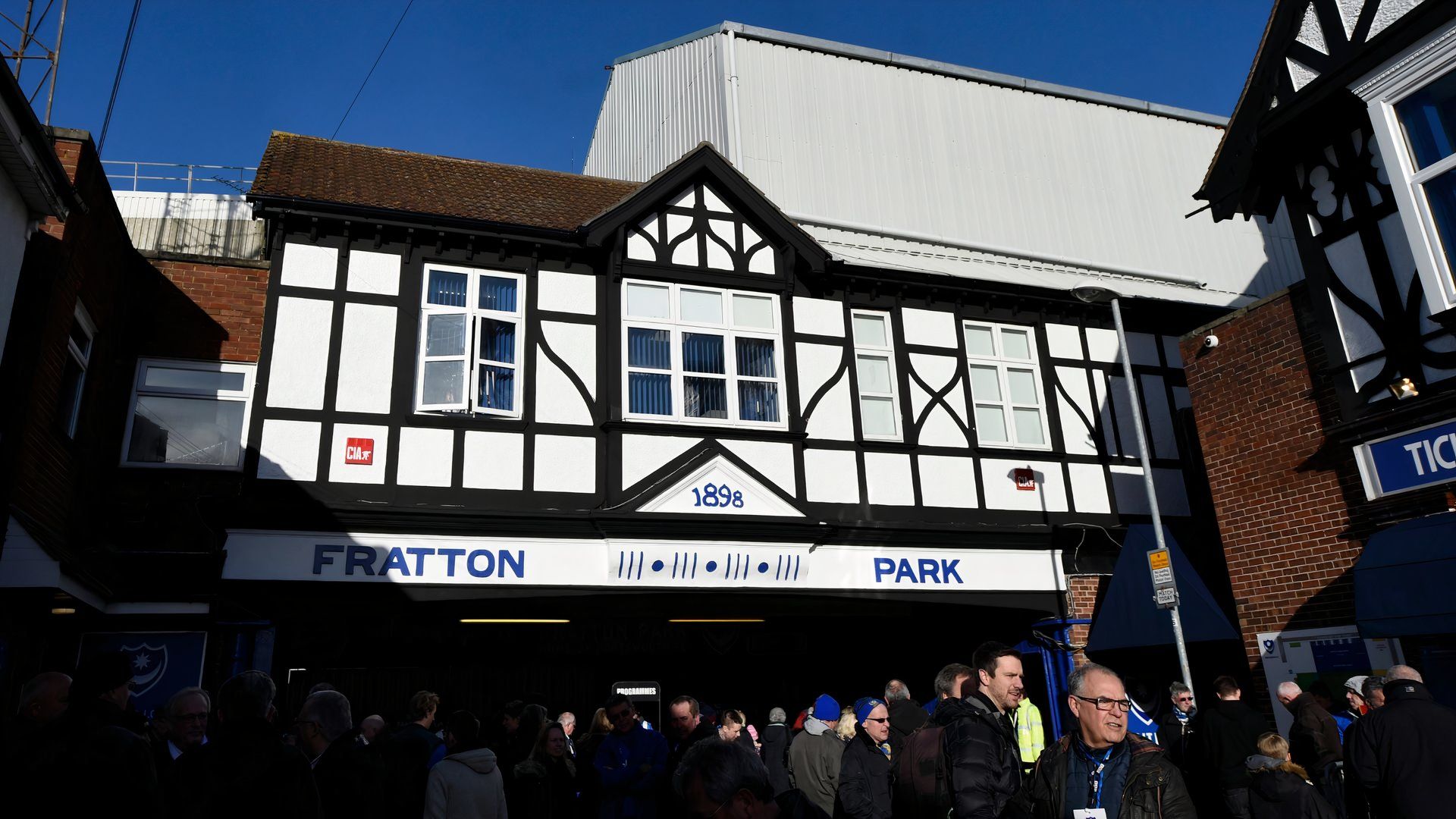 General view of Fratton Park