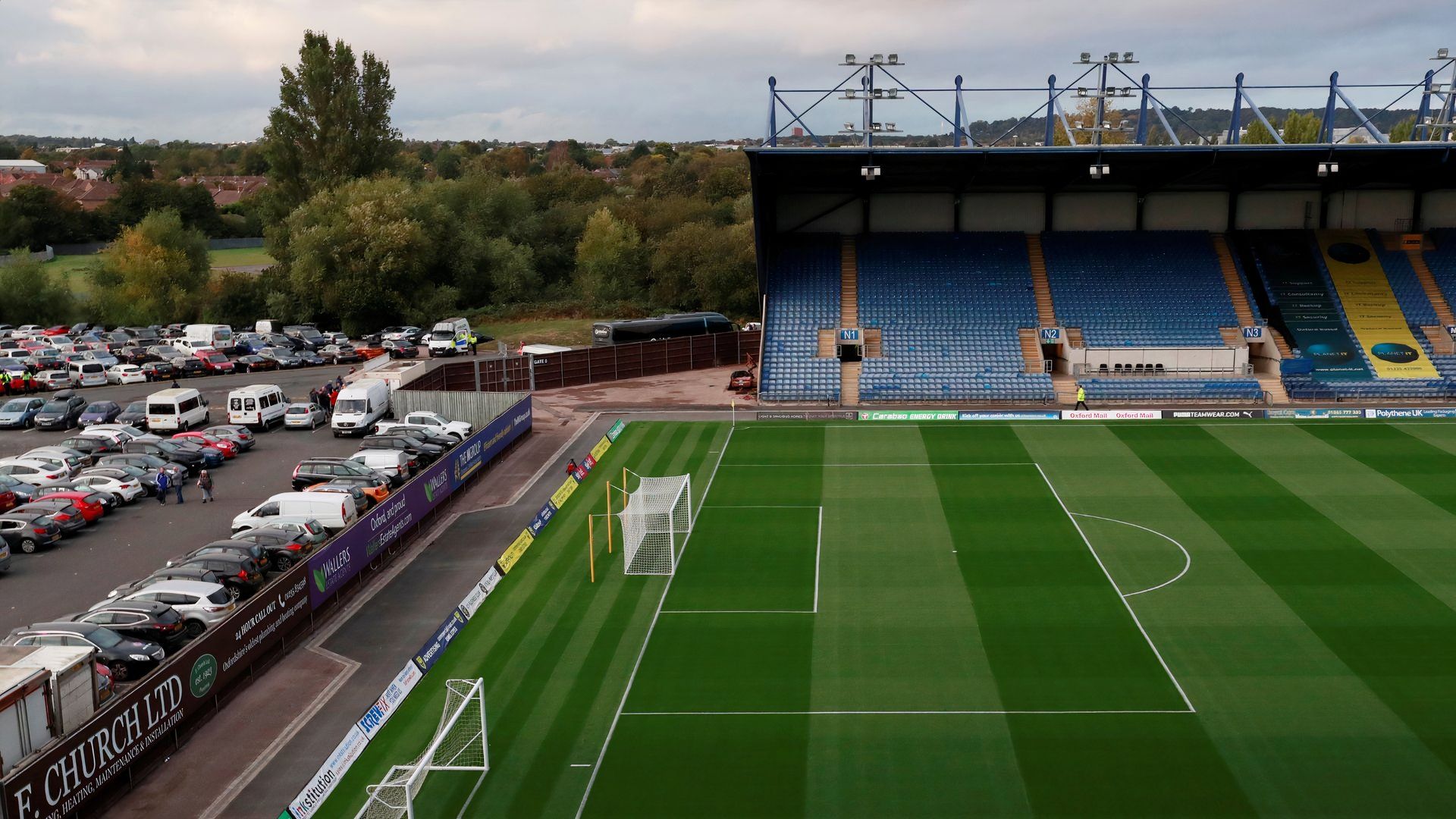 General view of Kassam Stadium