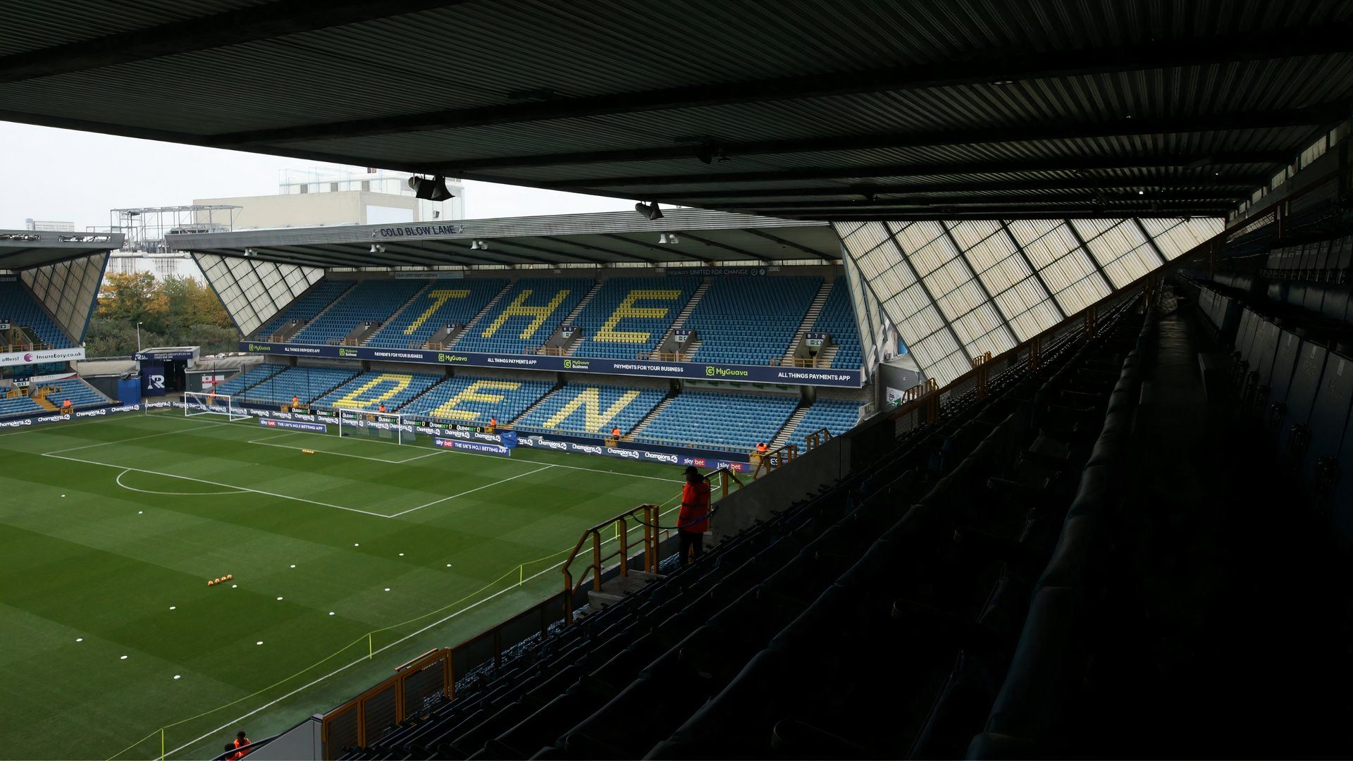 General view of The Den