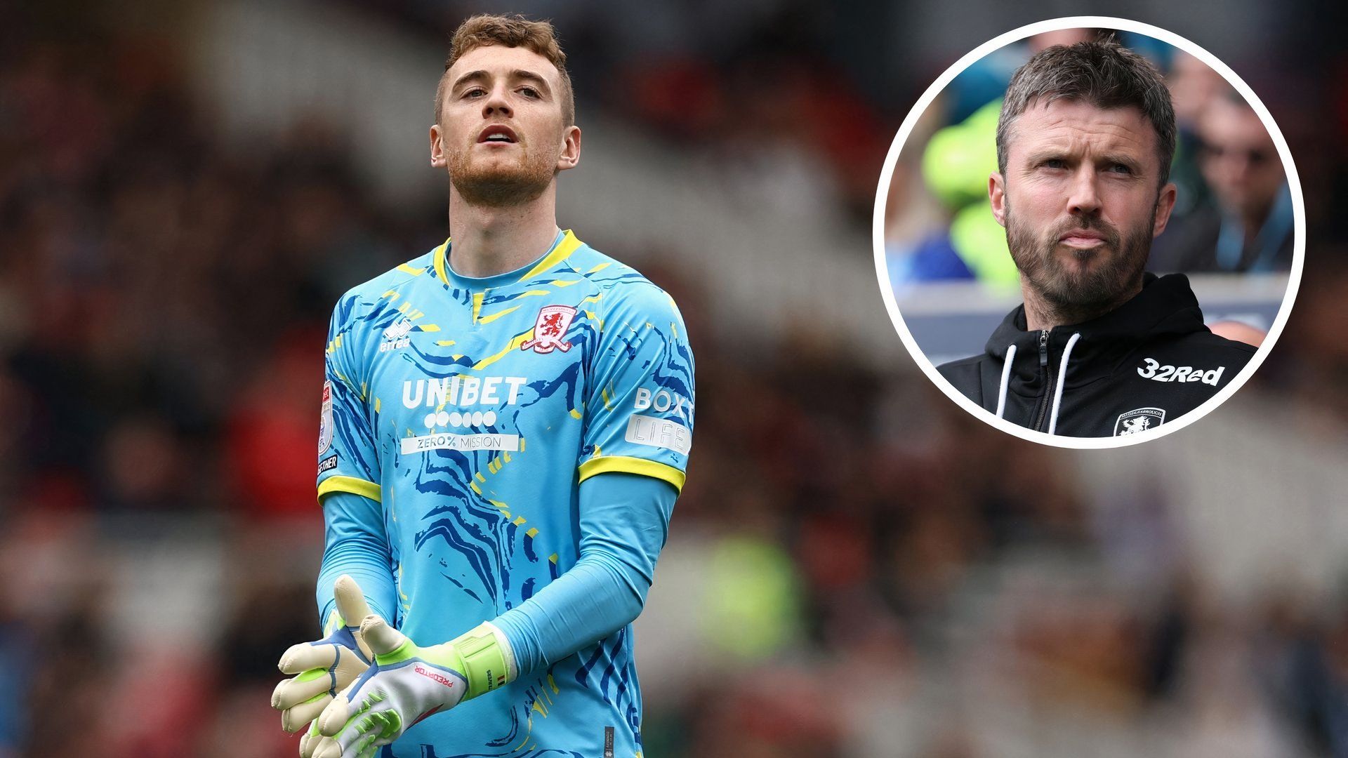 Mark Travers and Michael Carrick