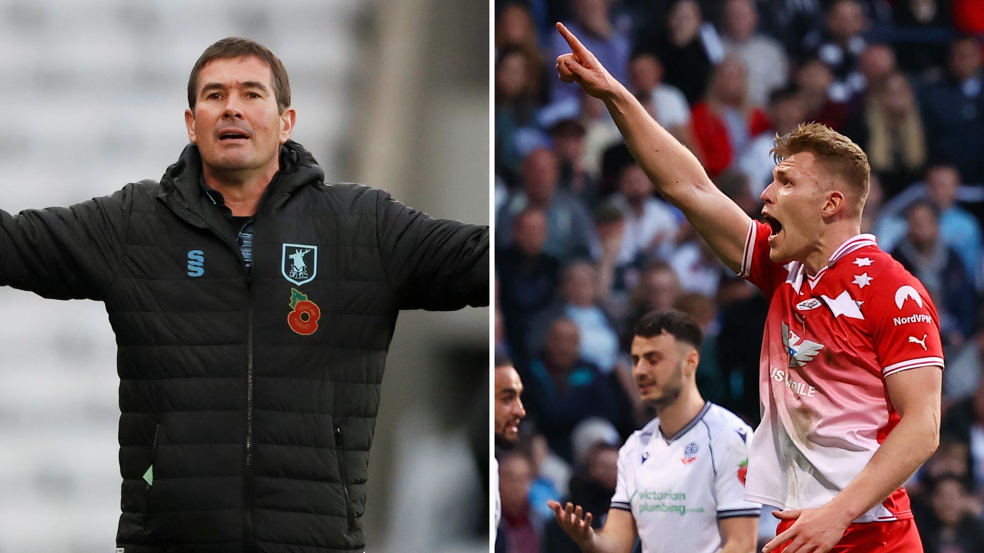 Nigel Clough Sam Cosgrove Mansfield Town