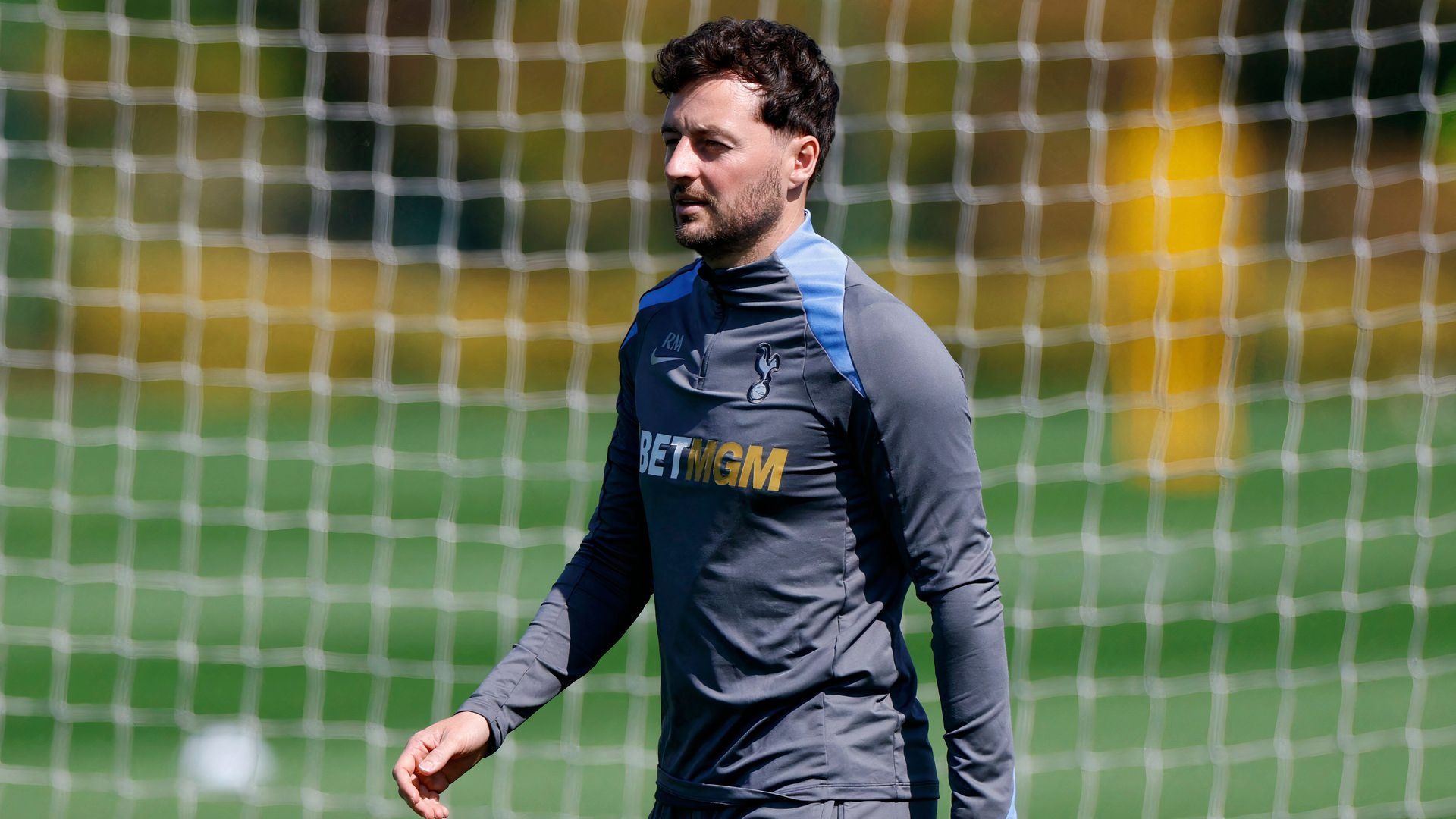 Ryan Mason coaching with Tottenham Hotspur