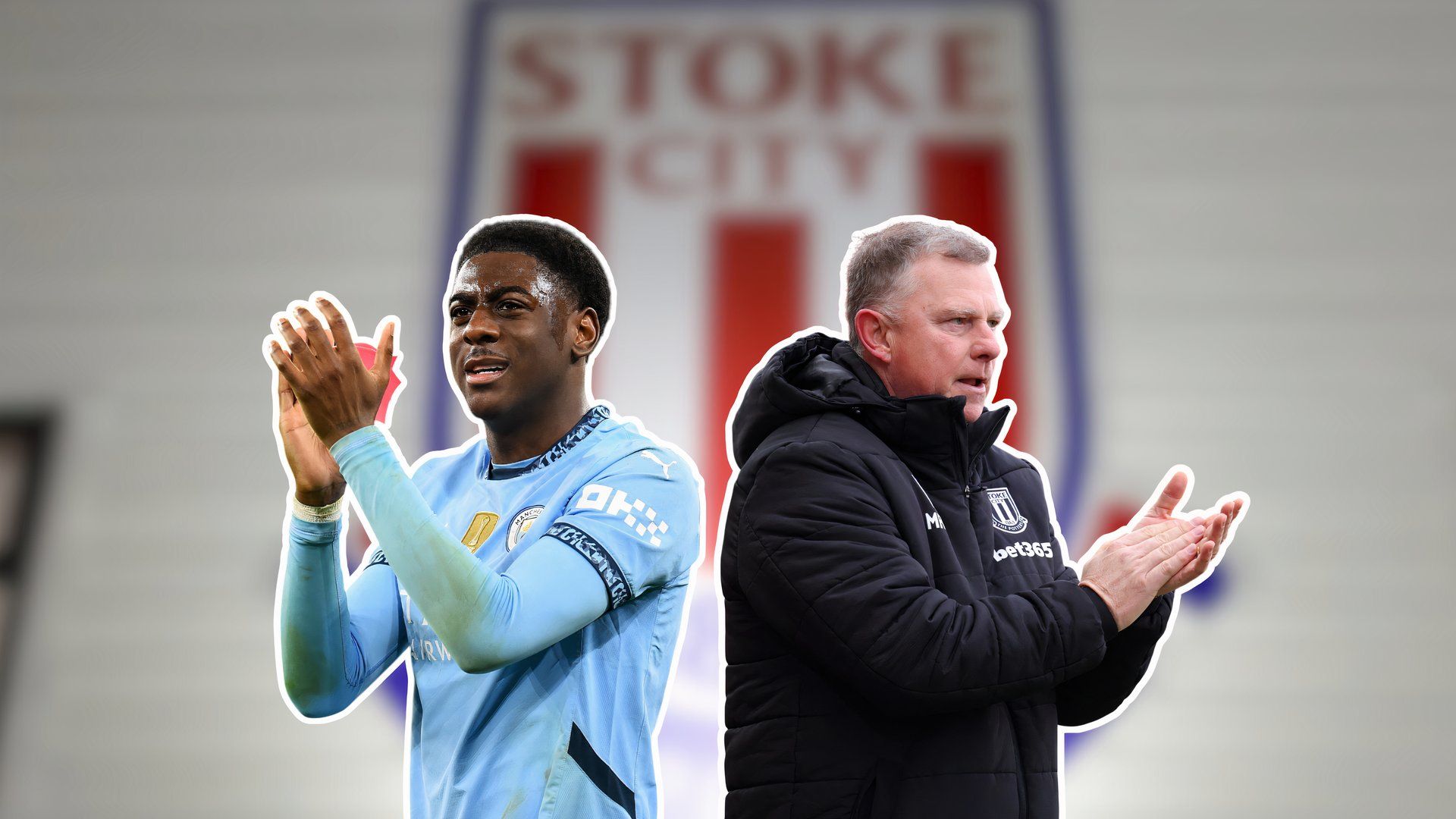 Divin Mubama, Mark Robins and Stoke City