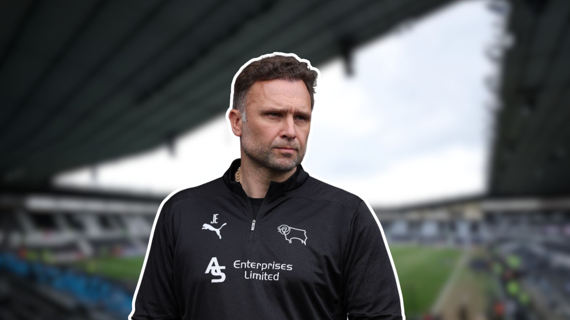 John Eustace - Pride Park background