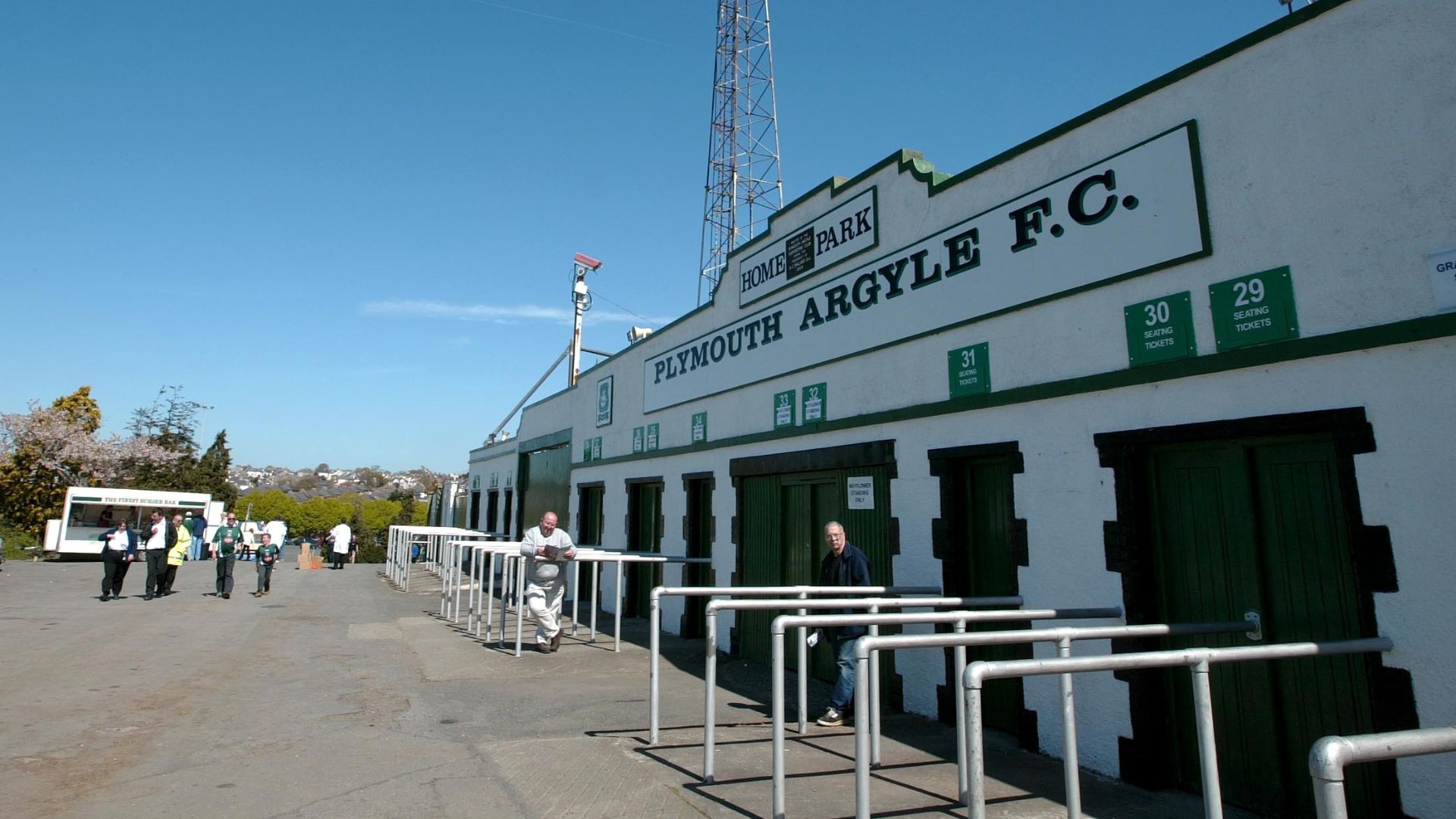 External shot of Home Park, Plymouth Argyle