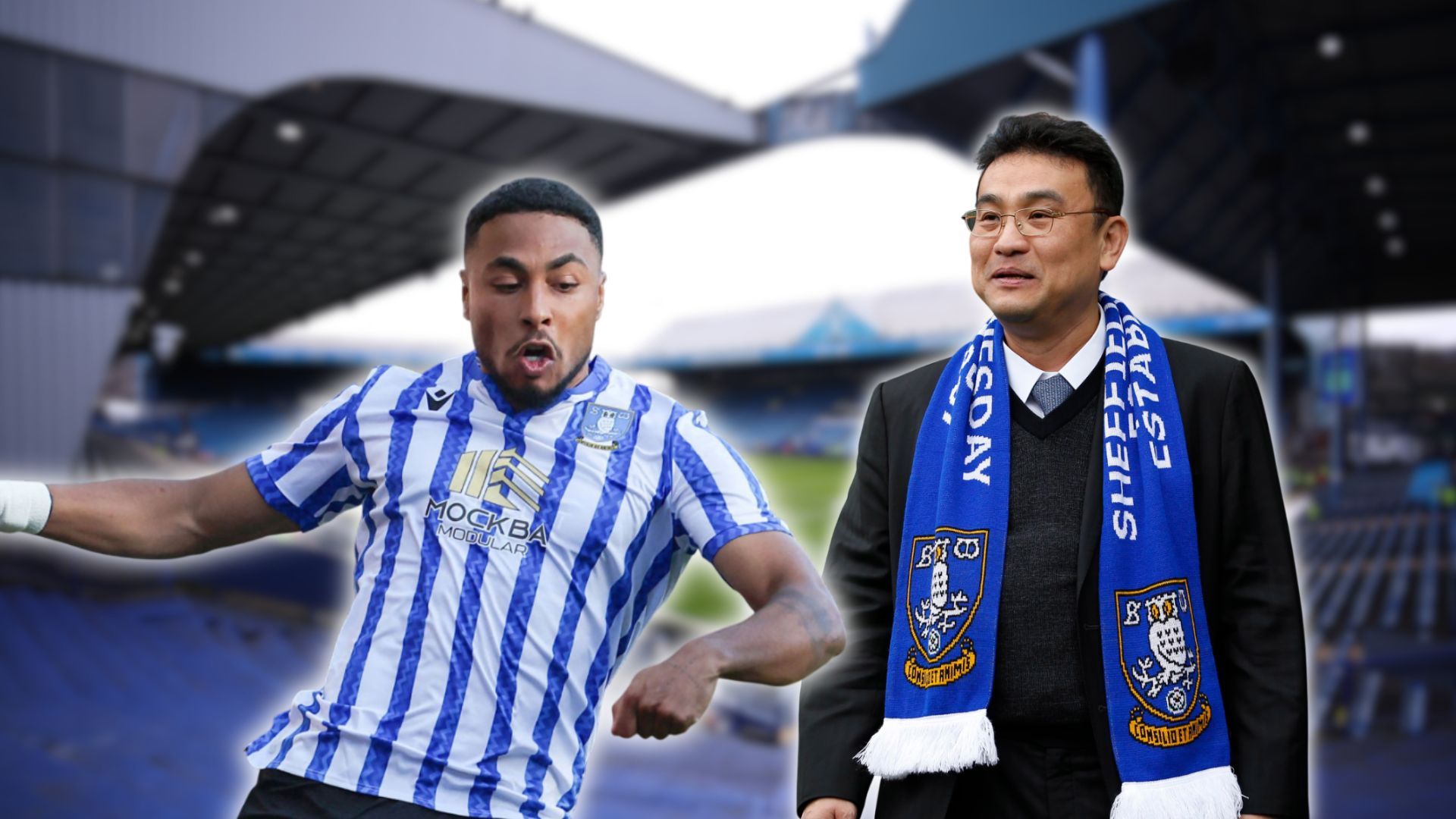 Akin Famewo (left) & Dejphon Chansiri (right) - Hillsborough background