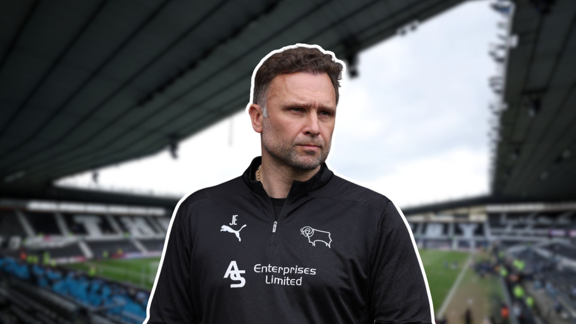 John Eustace - Pride Park background