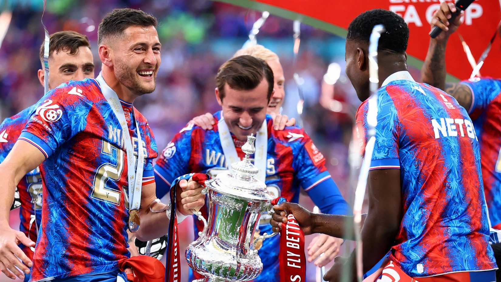 Ben Chilwell wins the FA Cup with Crystal Palace