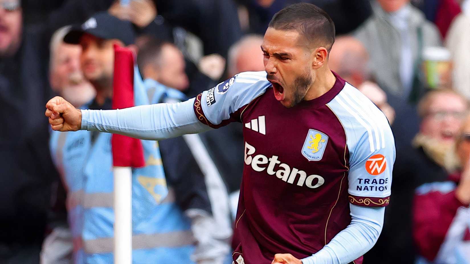 Emi Buendia of Aston Villa vs Fulham
