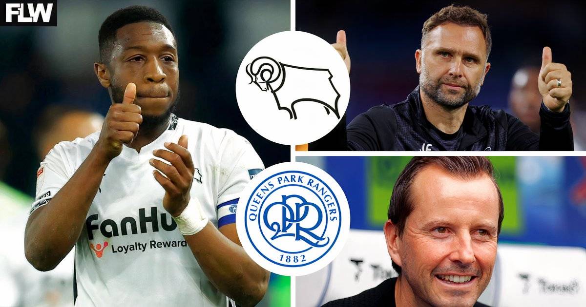 9 Pemain Absen di Pertandingan Derby County vs QPR