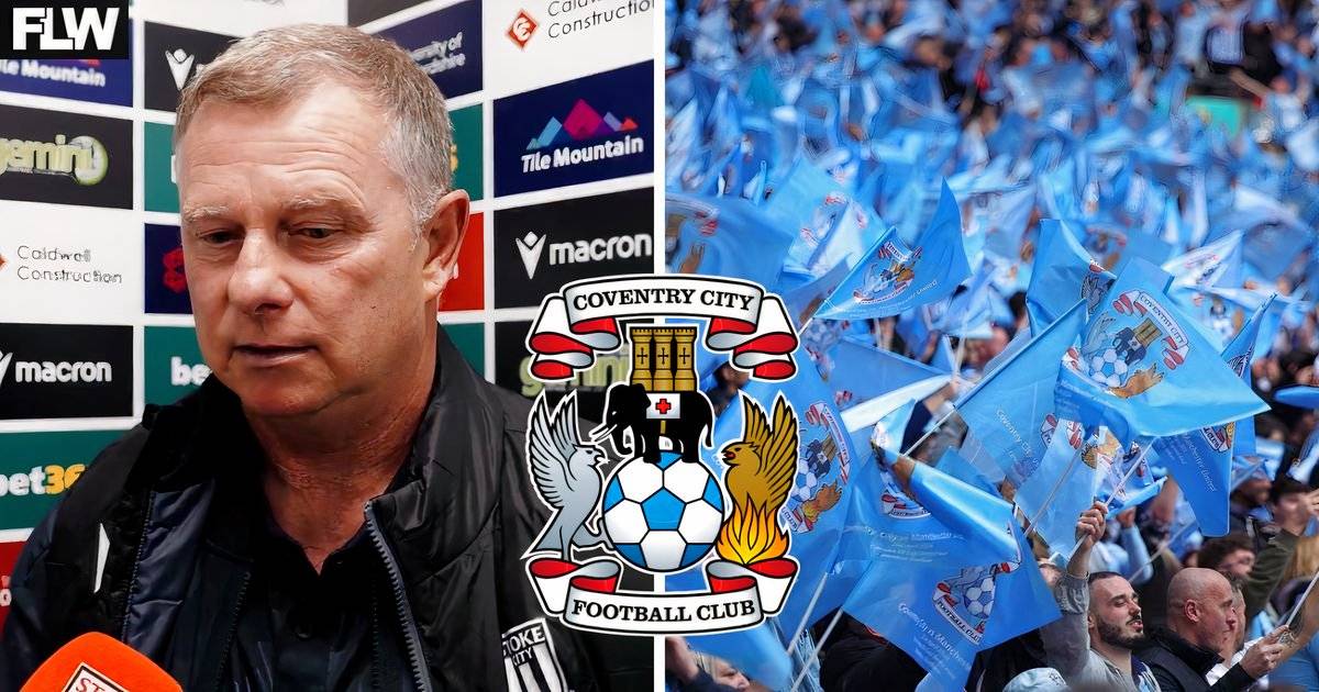 Fans Coventry City Serukan Mark Robins Setelah Kemenangan Stoke