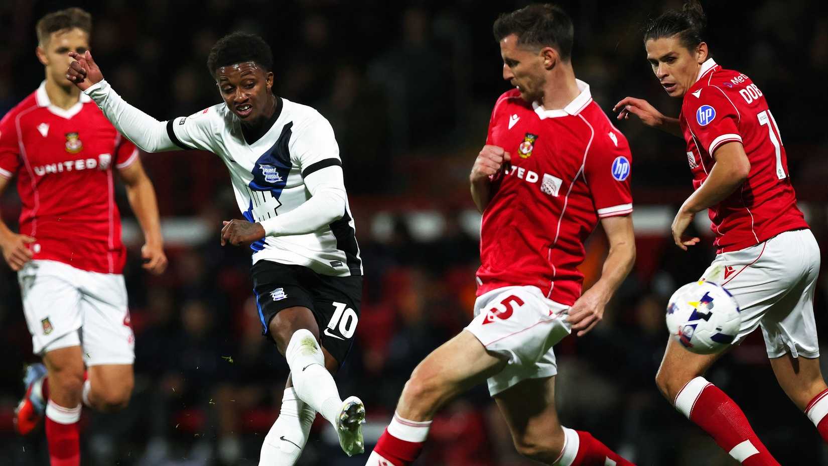 Demarai Gray of Birmingham City vs Wrexham
