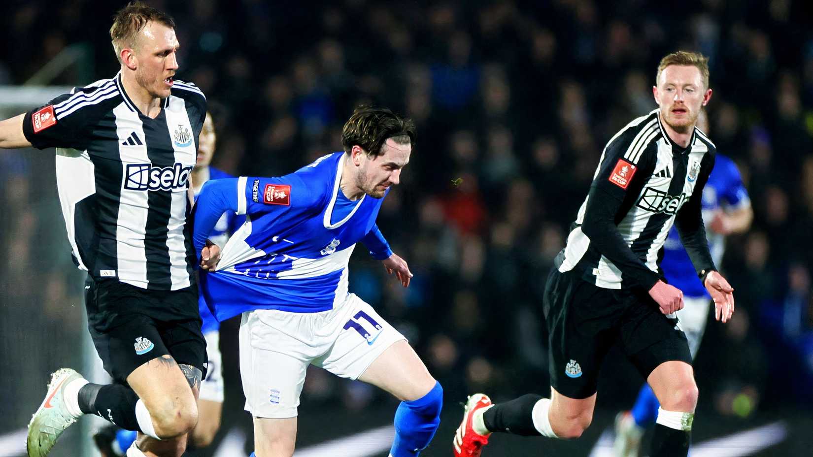 Scott Wright of Birmingham City vs Newcastle United