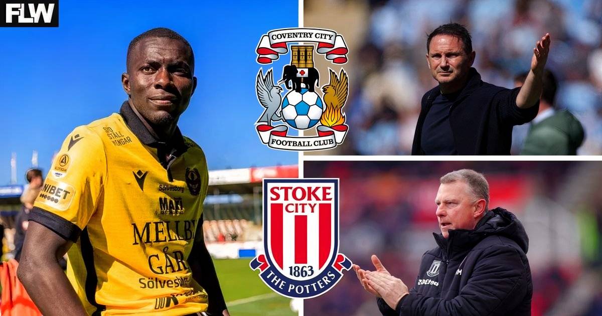 Stoke City join Coventry City in £3.6m transfer battle for Gambian forward Abdoulie Manneh
