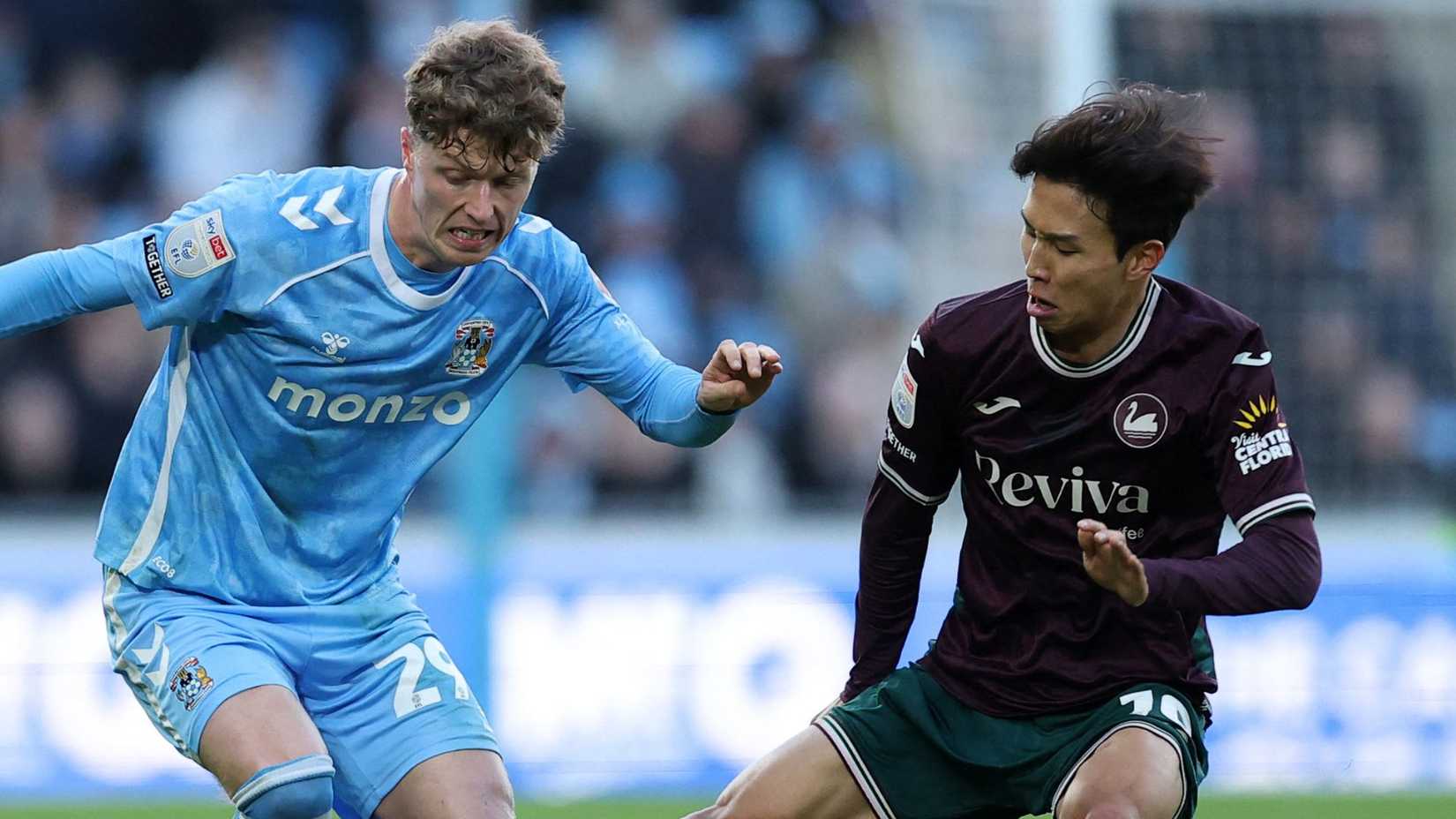 Victor Torp de Coventry City vs Swansea City
