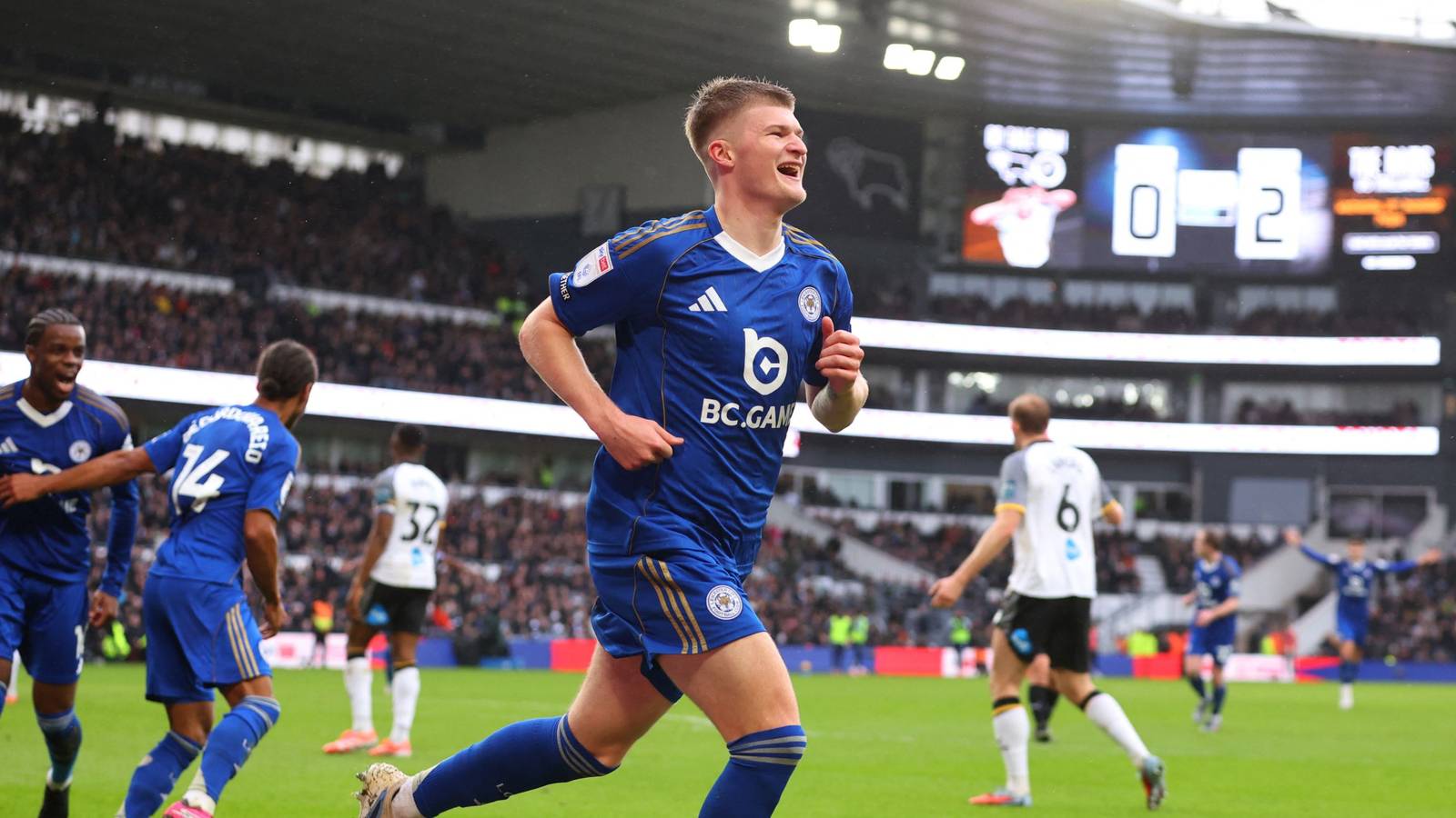 How Jordan James reacted to big Leicester City win v Bristol City