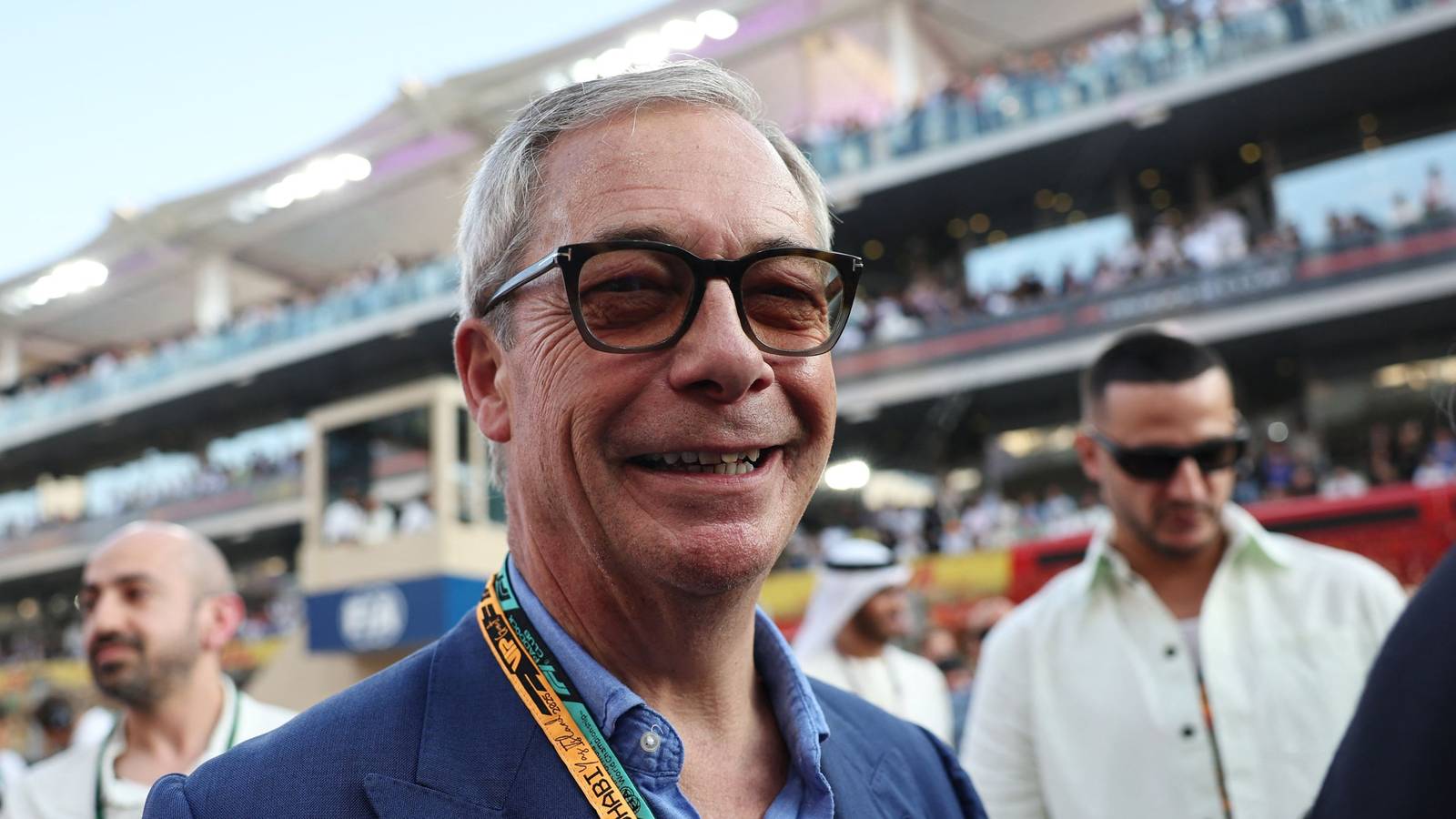 Nigel Farage 'signs' for Ipswich Town in action that will divide fans