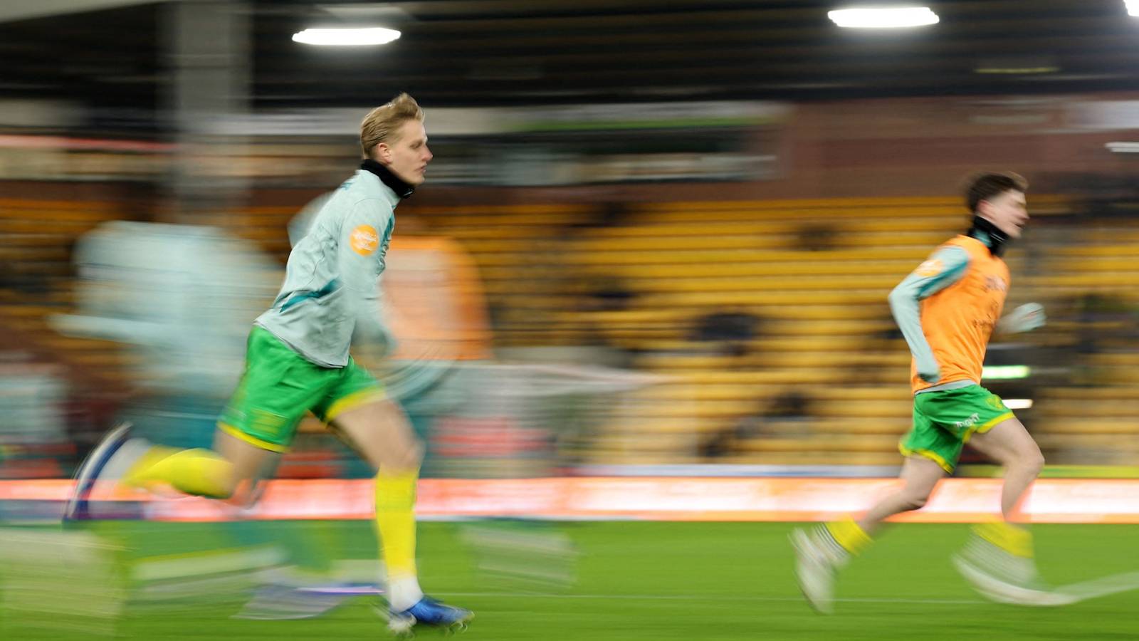 Pelle Mattsson reacts to huge Norwich City win v Millwall at the Den