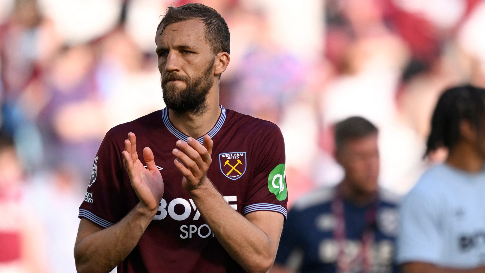 Tomas Soucek reacts after West Ham's relegation - 'devastated' claim made