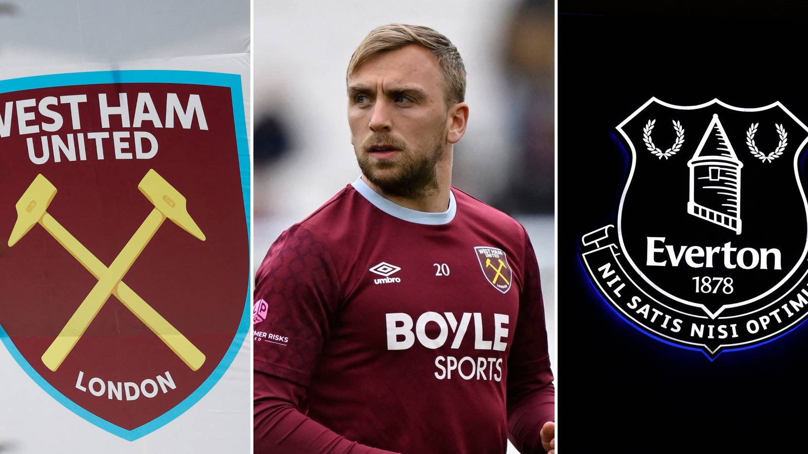 Everton lining up move for West Ham's Jarrod Bowen - £20m transfer talk is 