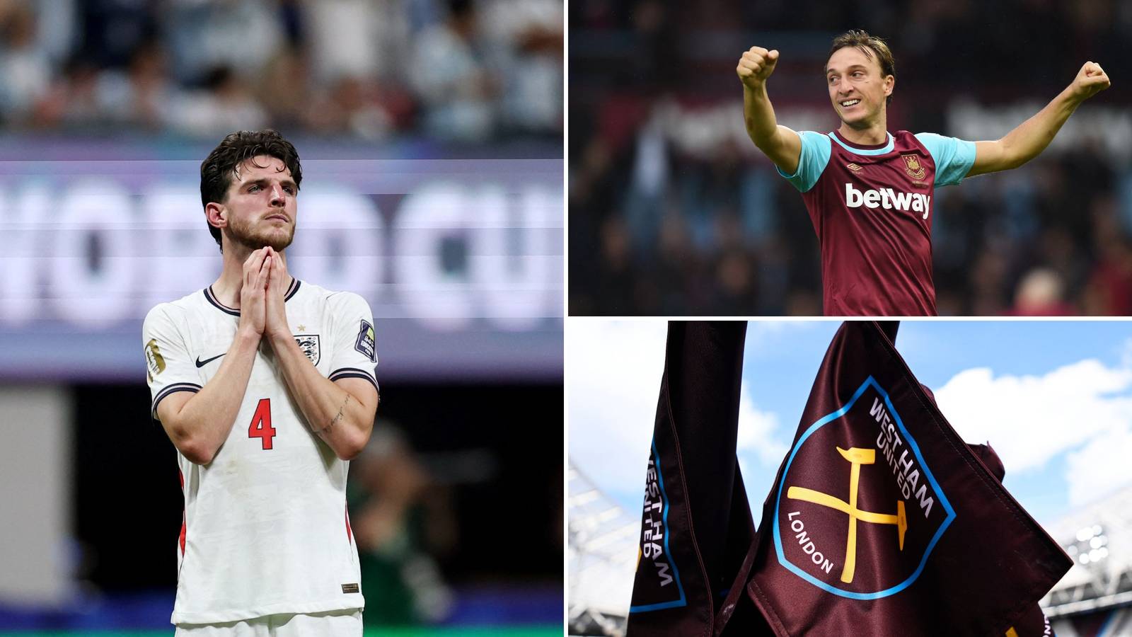 The 4-word message Declan Rice sent to Mark Noble's son after recent ...
