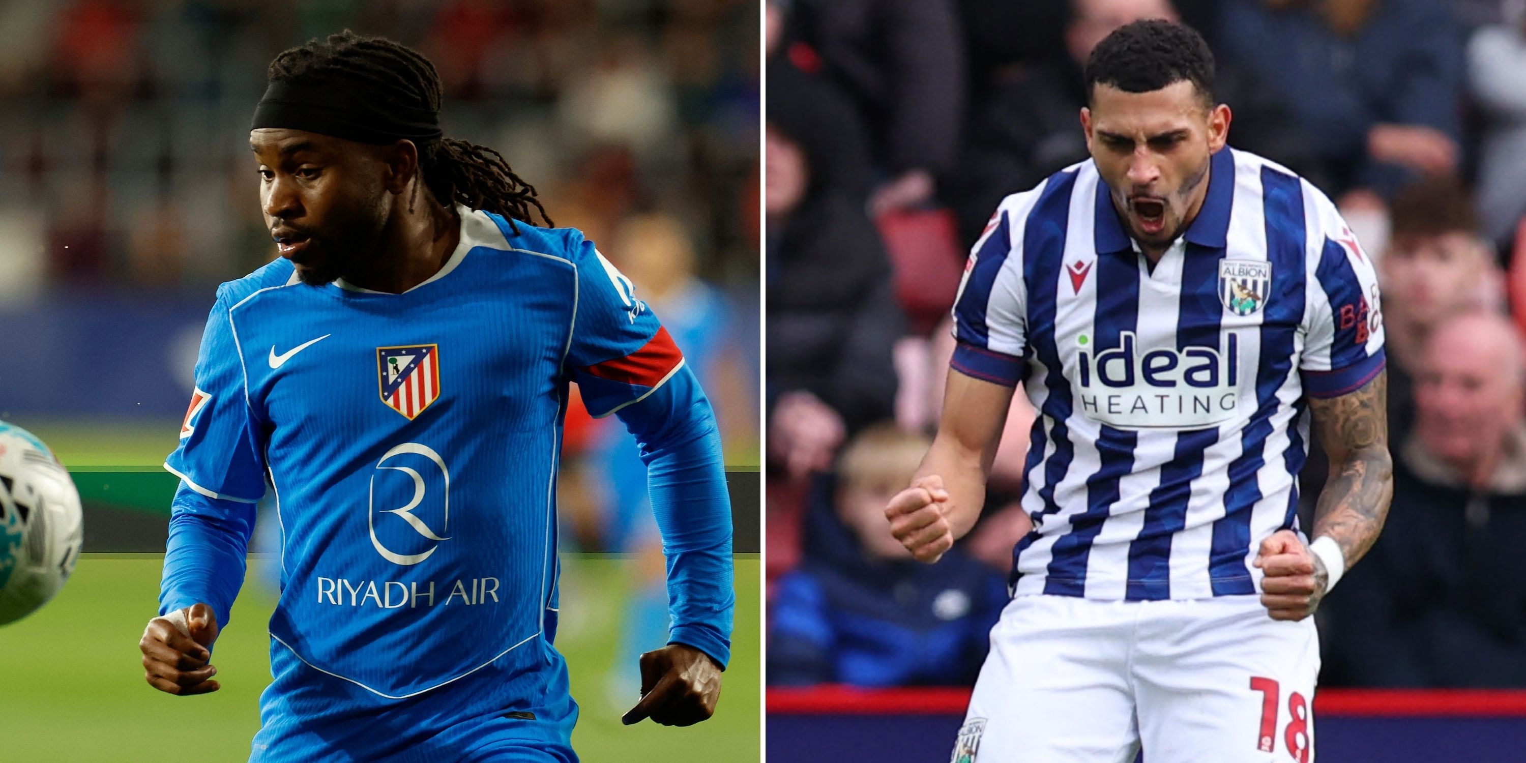Ademola Lookman reacts as Karlan Grant re-joins Charlton Athletic