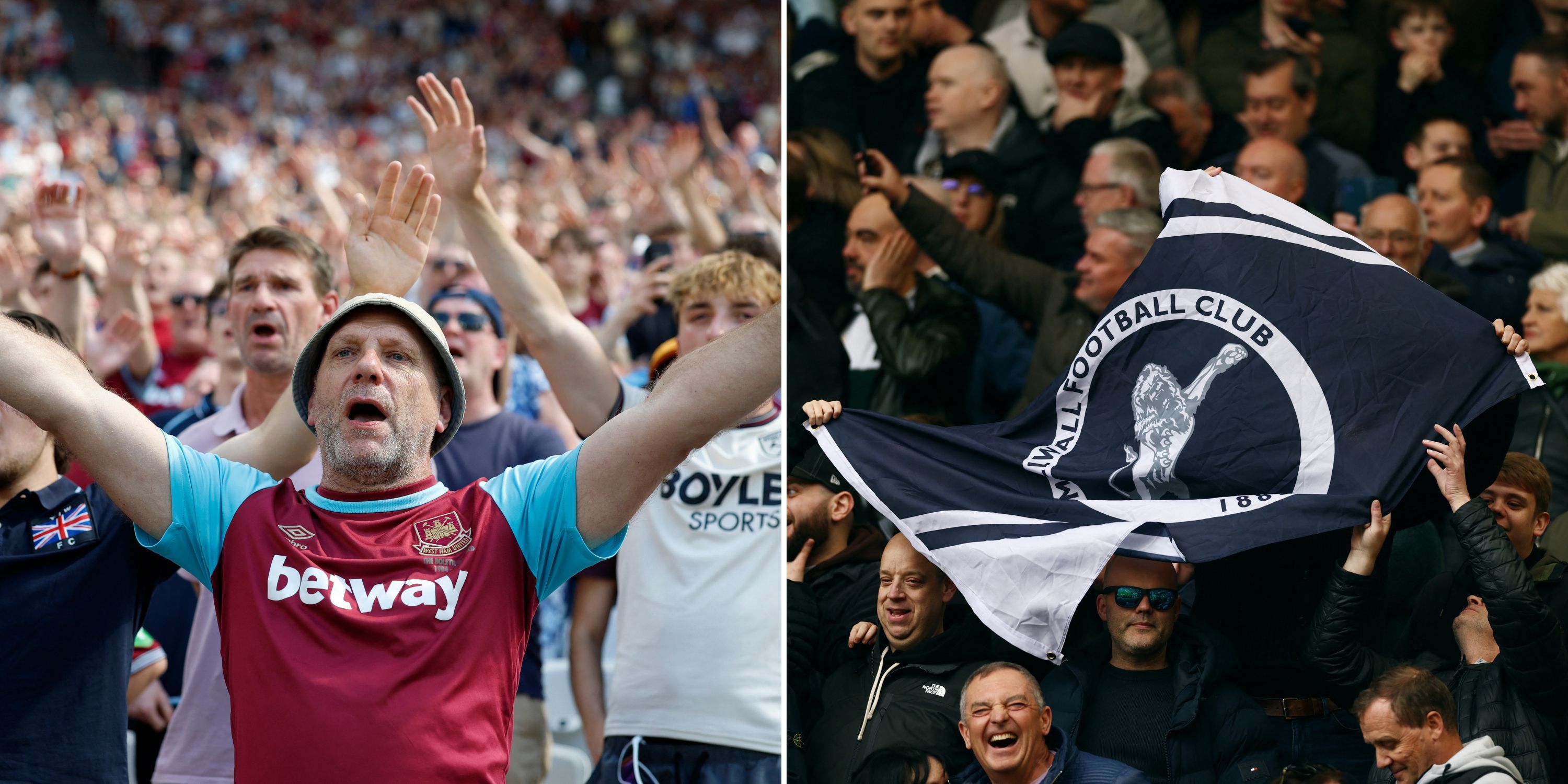 How much West Ham are charging for a home ticket compared to Millwall