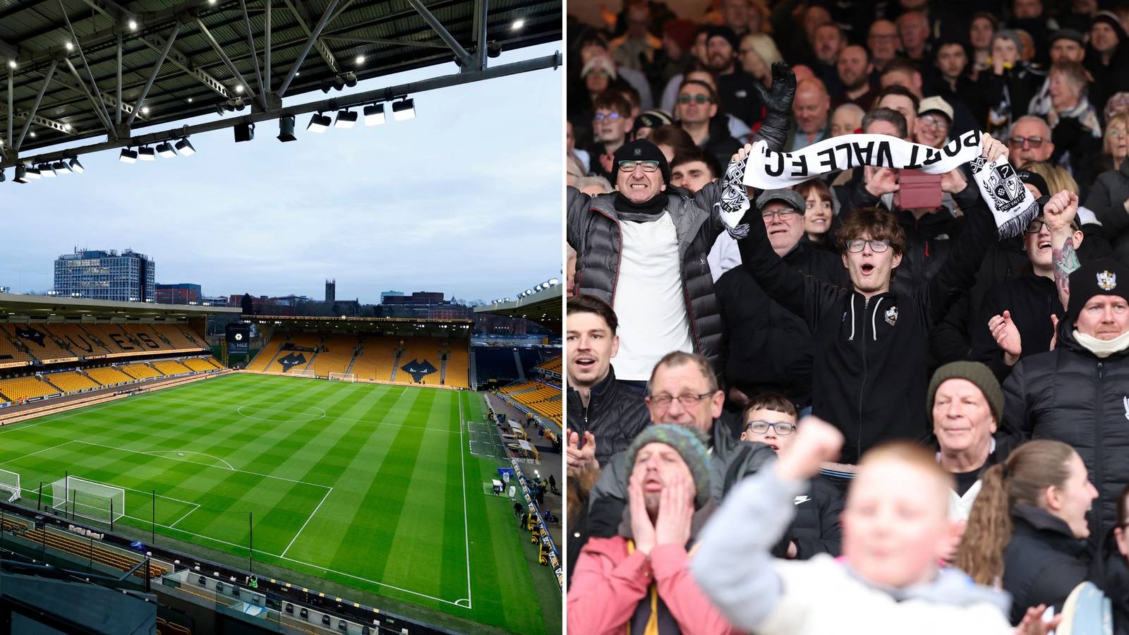 Police release statement after fan unrest in Wolves v Port Vale match