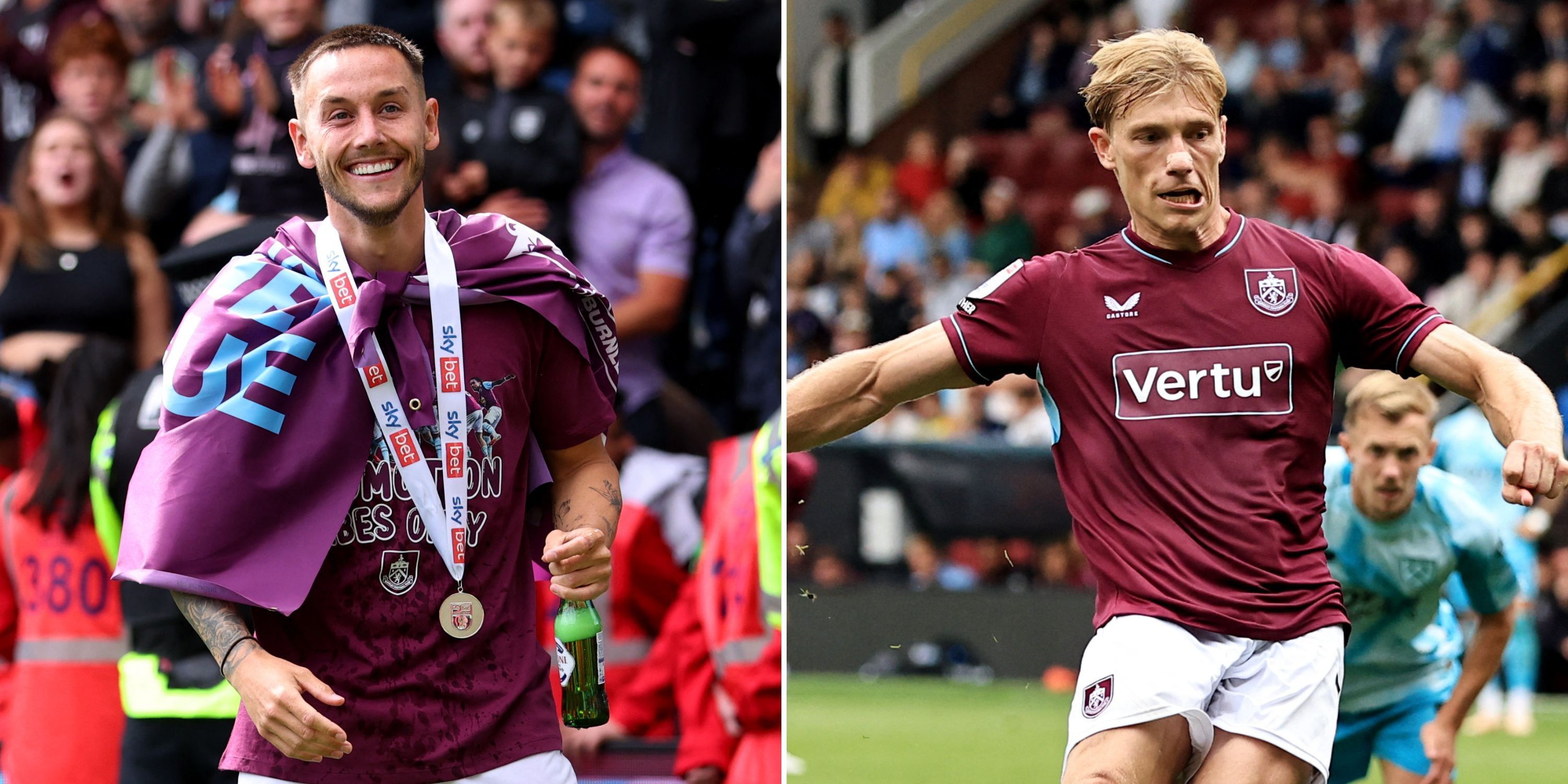Josh Brownhill reacts as Zian Flemming breaks Burnley FC silence after Ipswich move