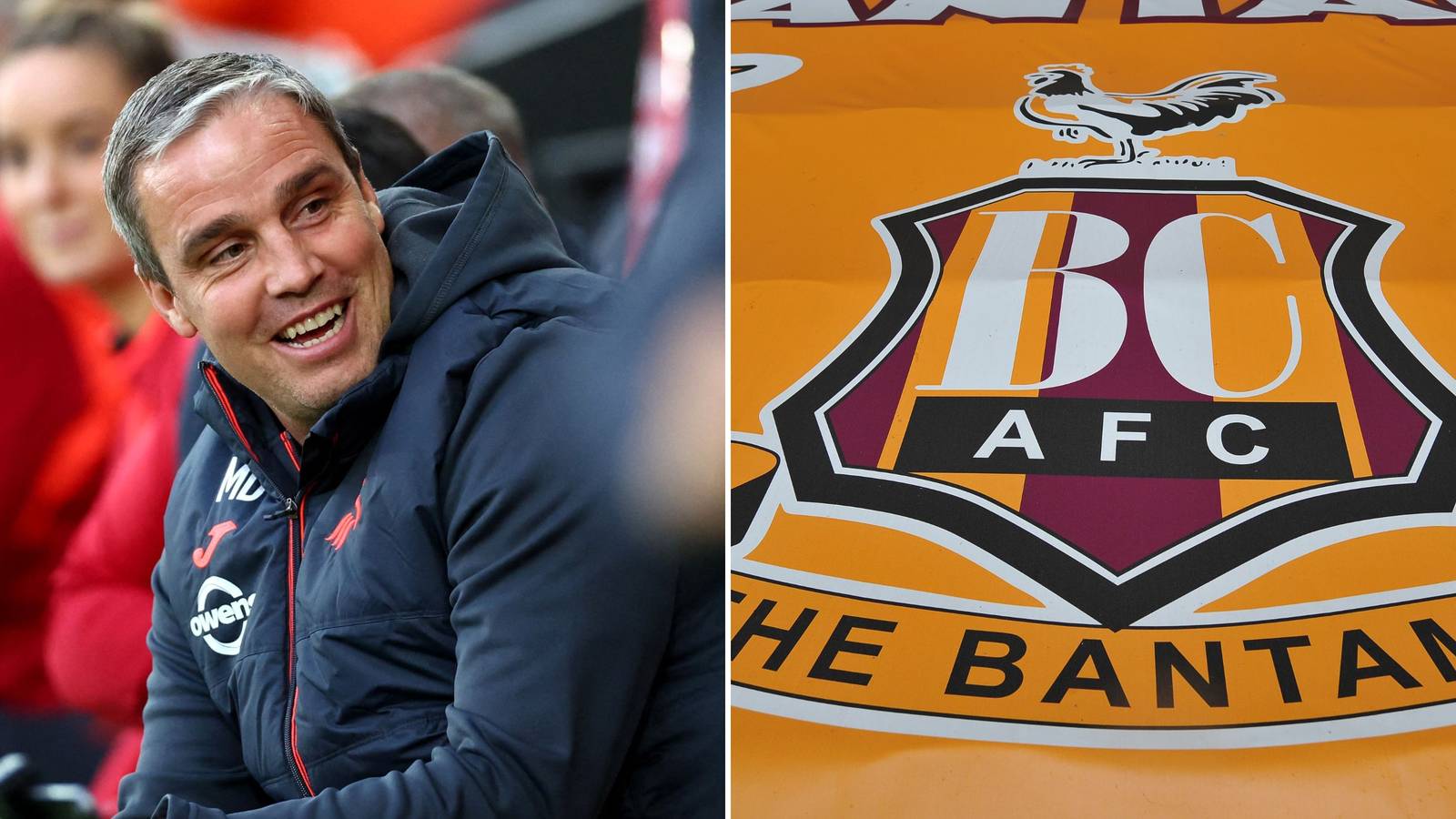 Bradford City chief plays down Michael Duff concern fans have